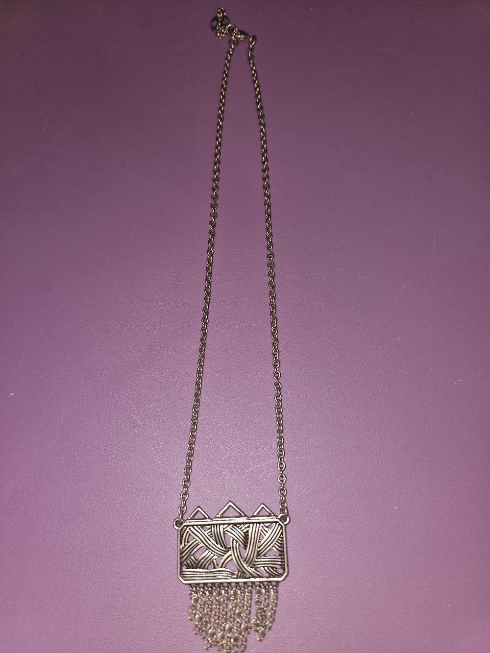 The Sak Gold-Tone Woven Fringe Necklace